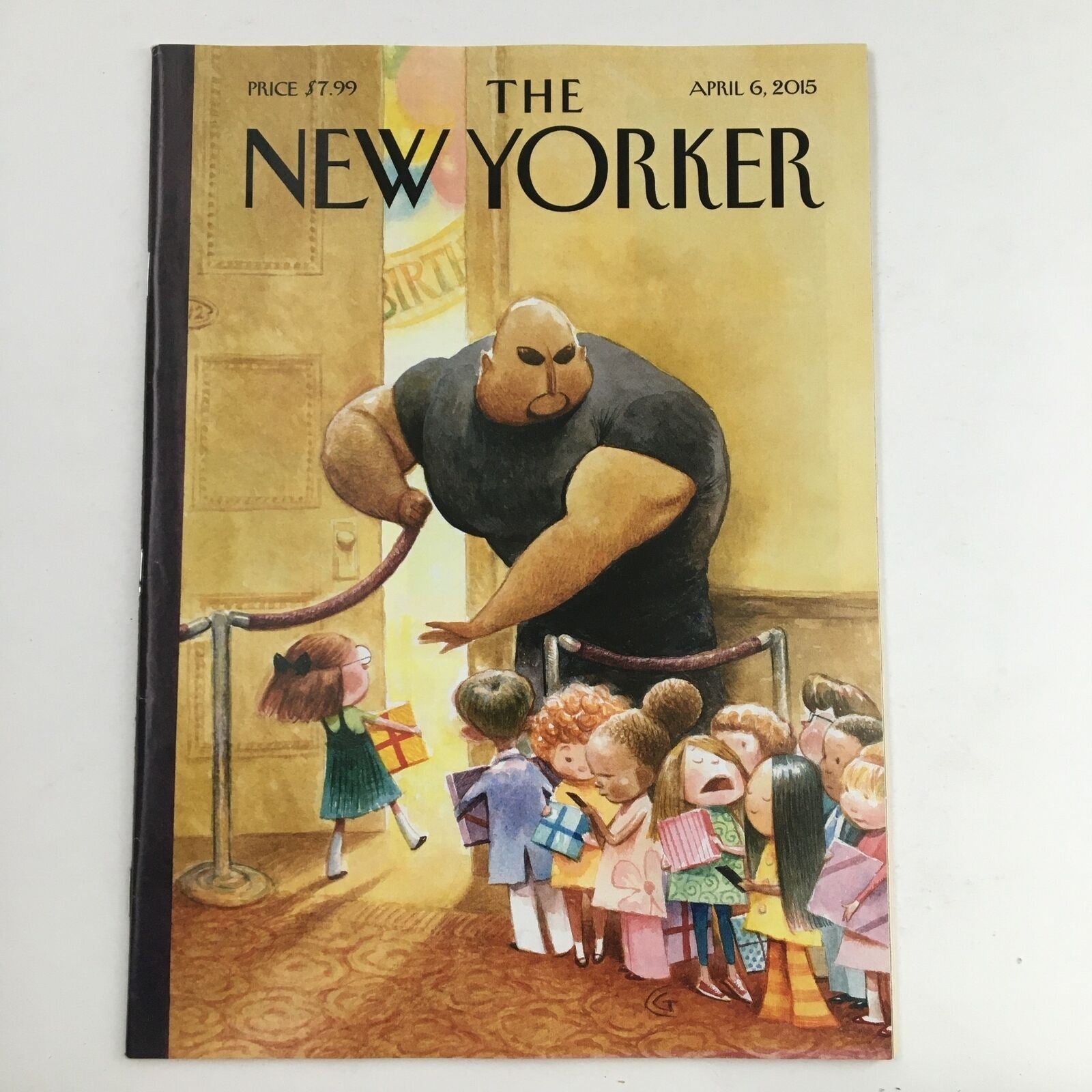 The New Yorker April 6 2015 Full Magazine Theme Cover by Carter Goodrich VG