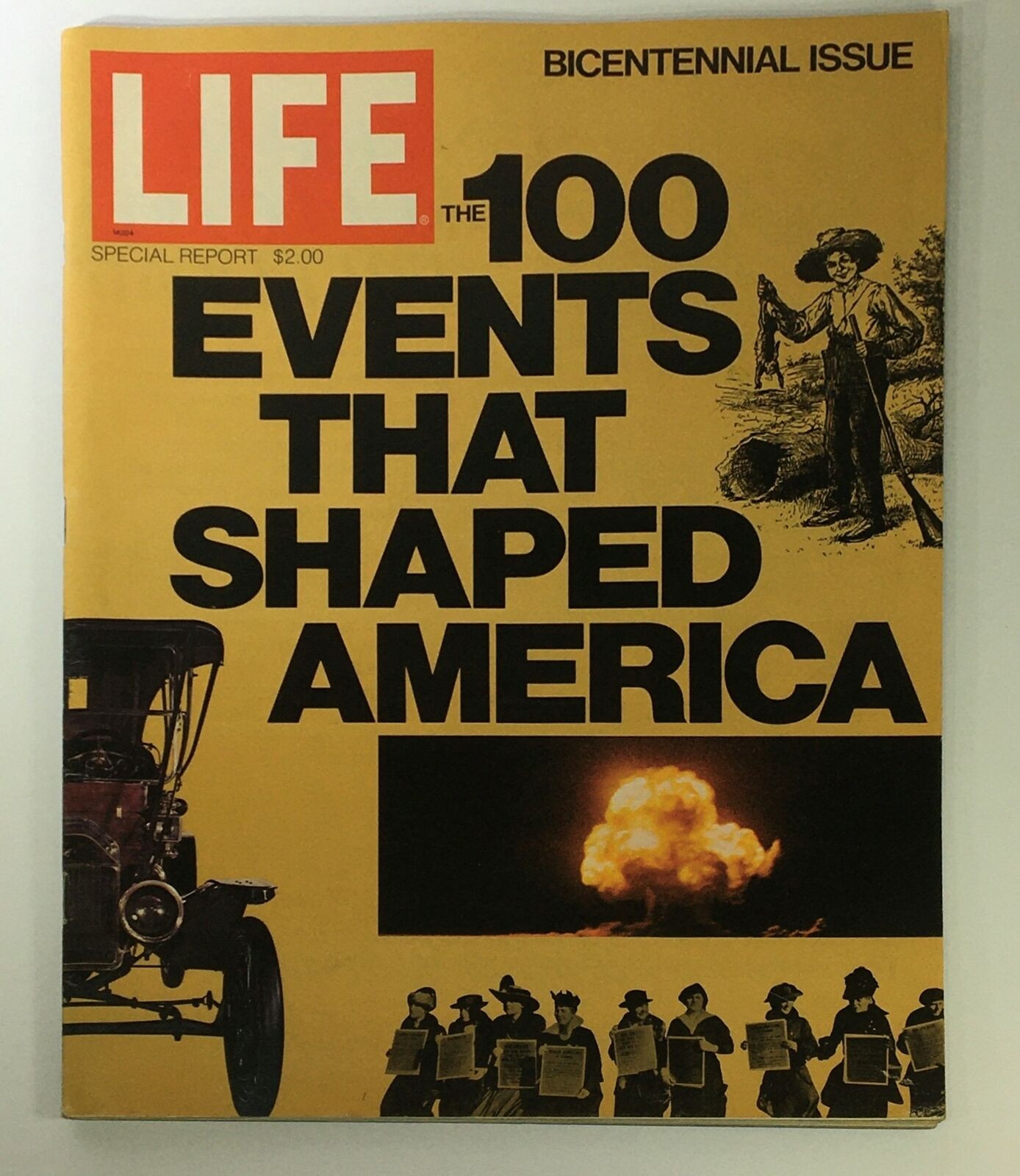 VTG Life Magazine January 1975 Bicentennial Issue Events Cover Feature Newsstand