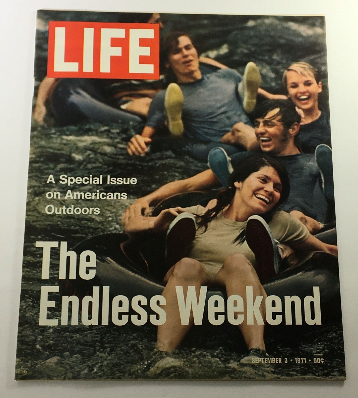 VTG Life Magazine September 3 1971 Americans & The Outdoors Cover, Newsstand