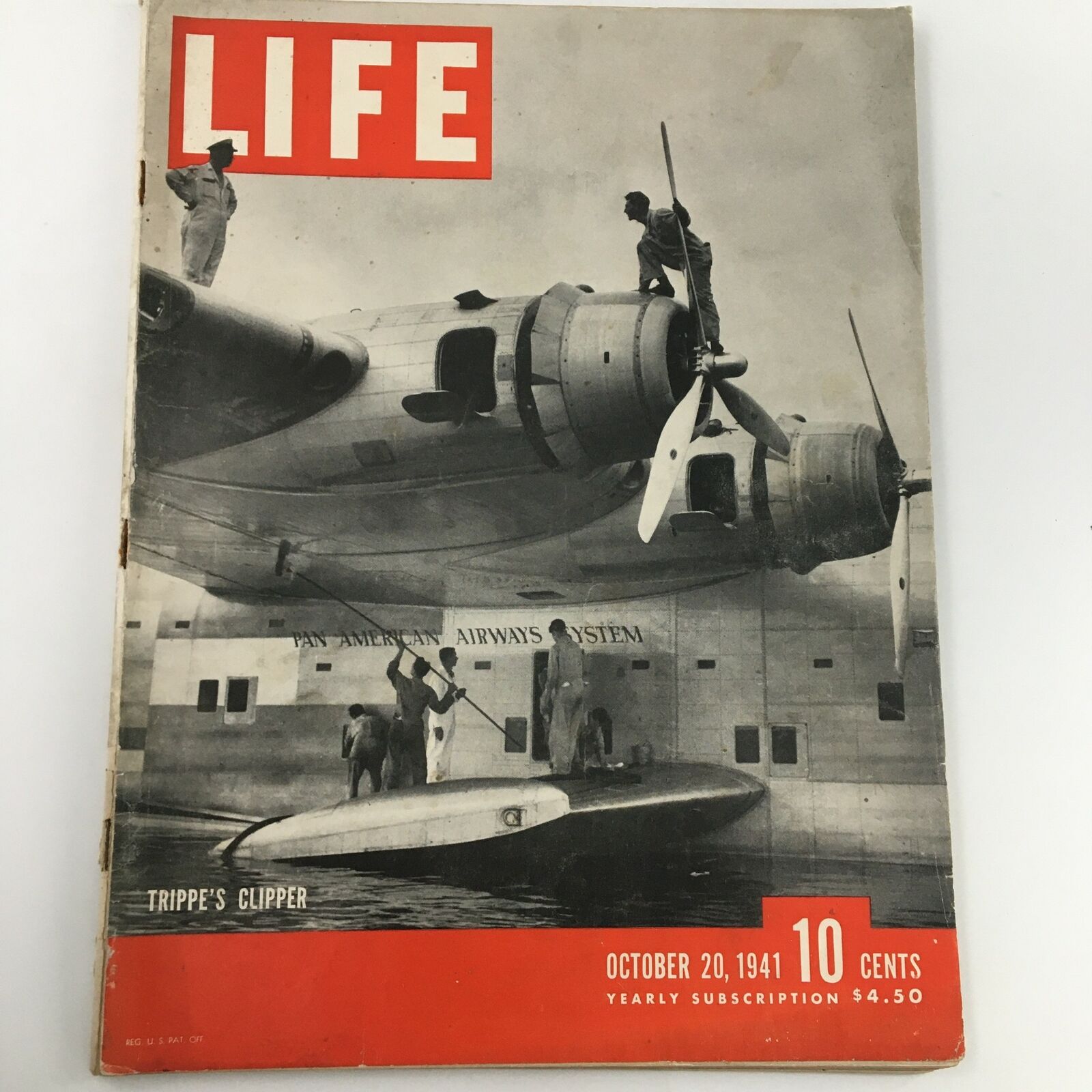 VTG Life Magazine October 20 1941 Trippe's Clipper Feature Newsstand