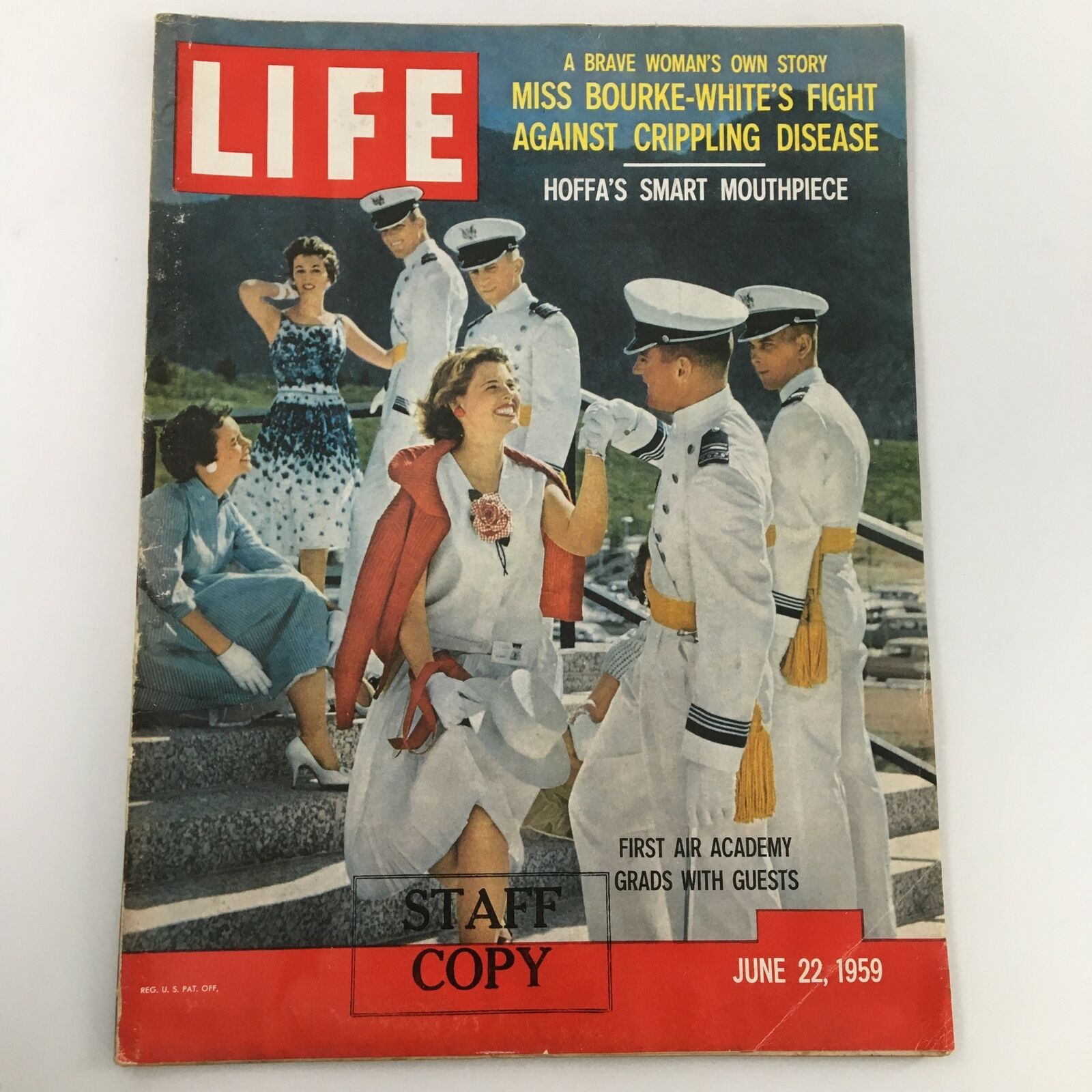 VTG Life Magazine June 22 1959 First Air Academy Grads with Guests Newsstand