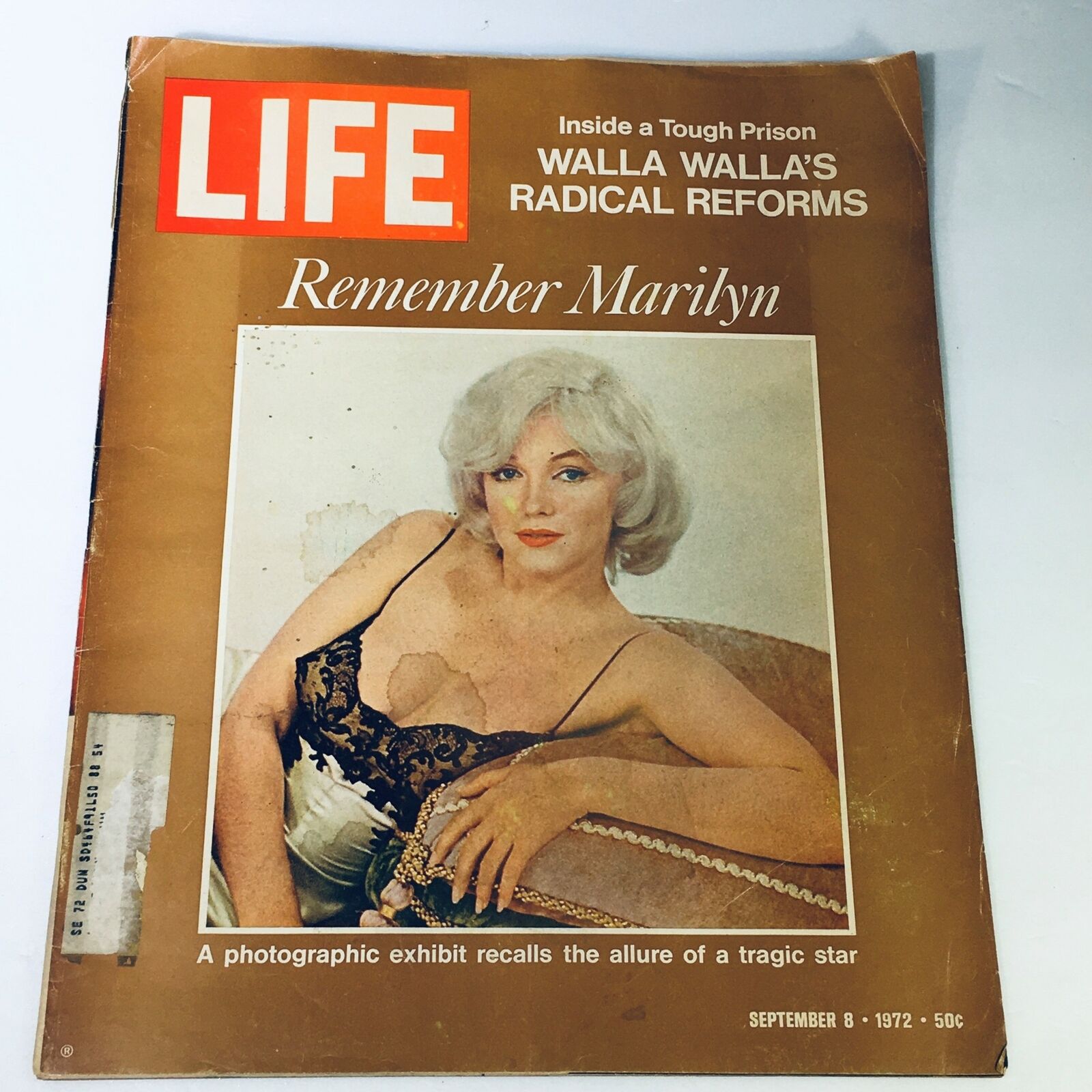 VTG Life Magazine September 8 1972 - Remember Marilyn Monroe / Walla Walla