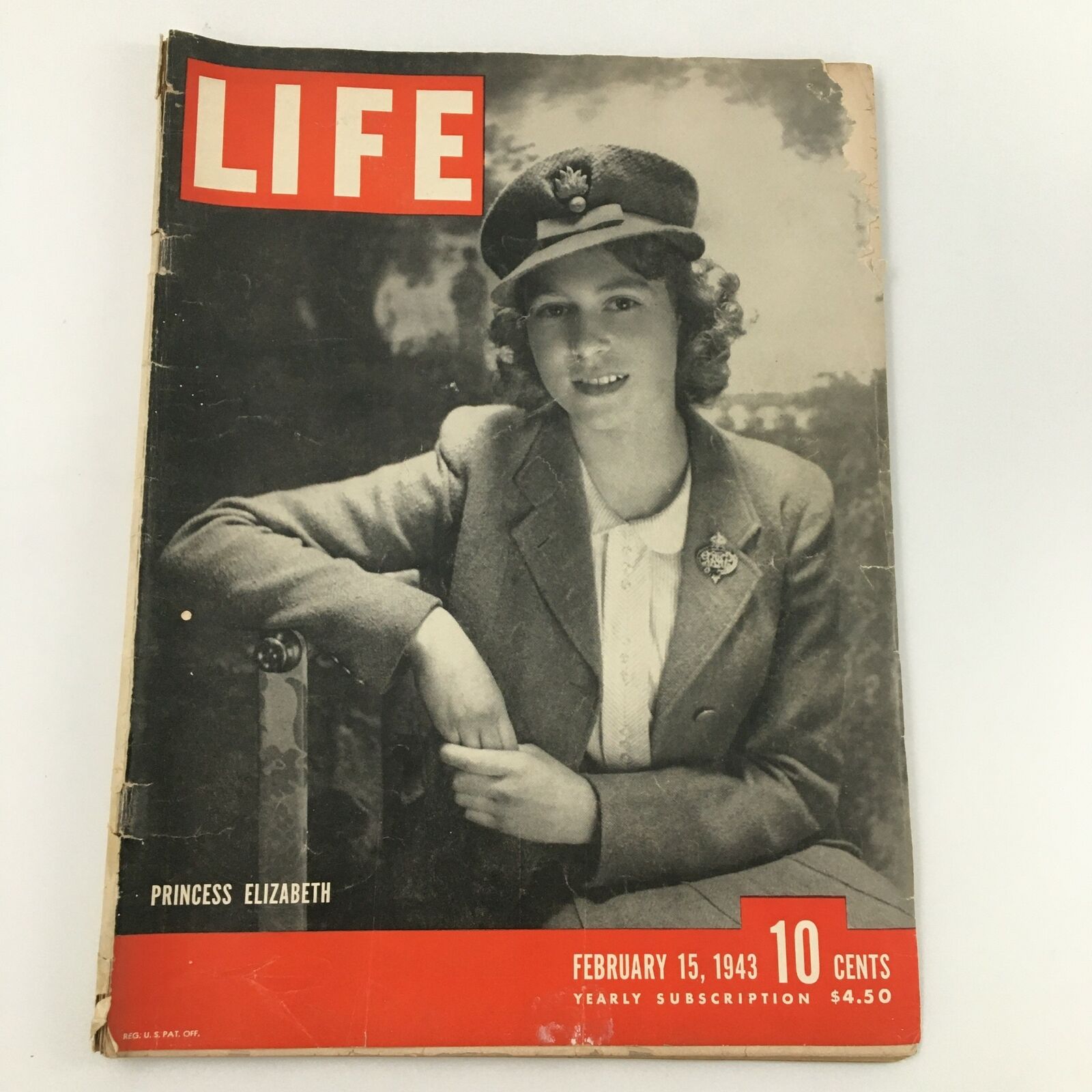 VTG Life Magazine February 15 1943 Princess Elizabeth of England Newsstand