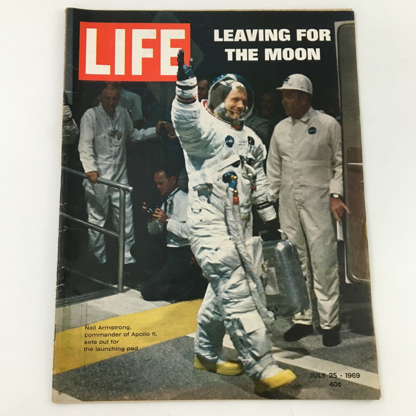 VTG Life Magazine July 25 1969 Commander Neil Armstrong of Apollo 11 Feature