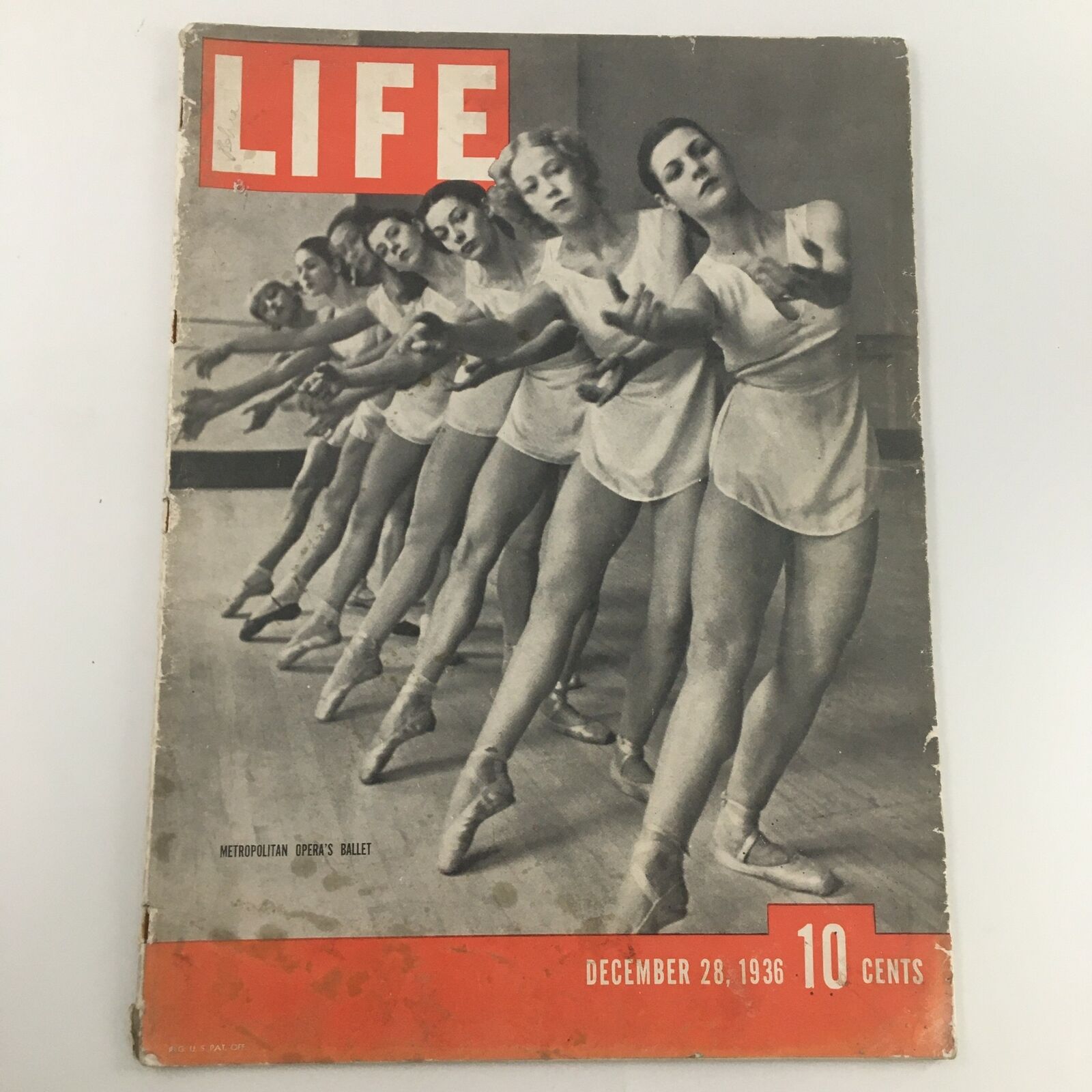 VTG Life Magazine December 28 1936 Metropolitan Opera's Ballet Newsstand