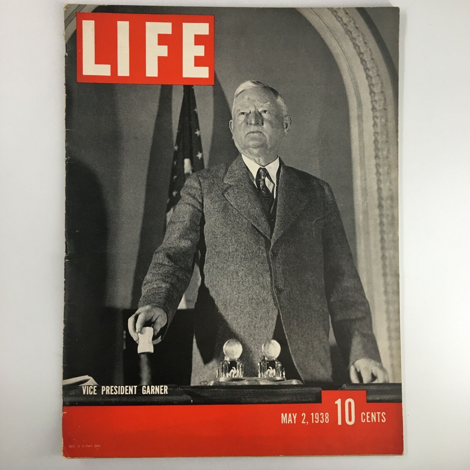 VTG Life Magazine May 2 1938 Vice President John Nance Garner No Label