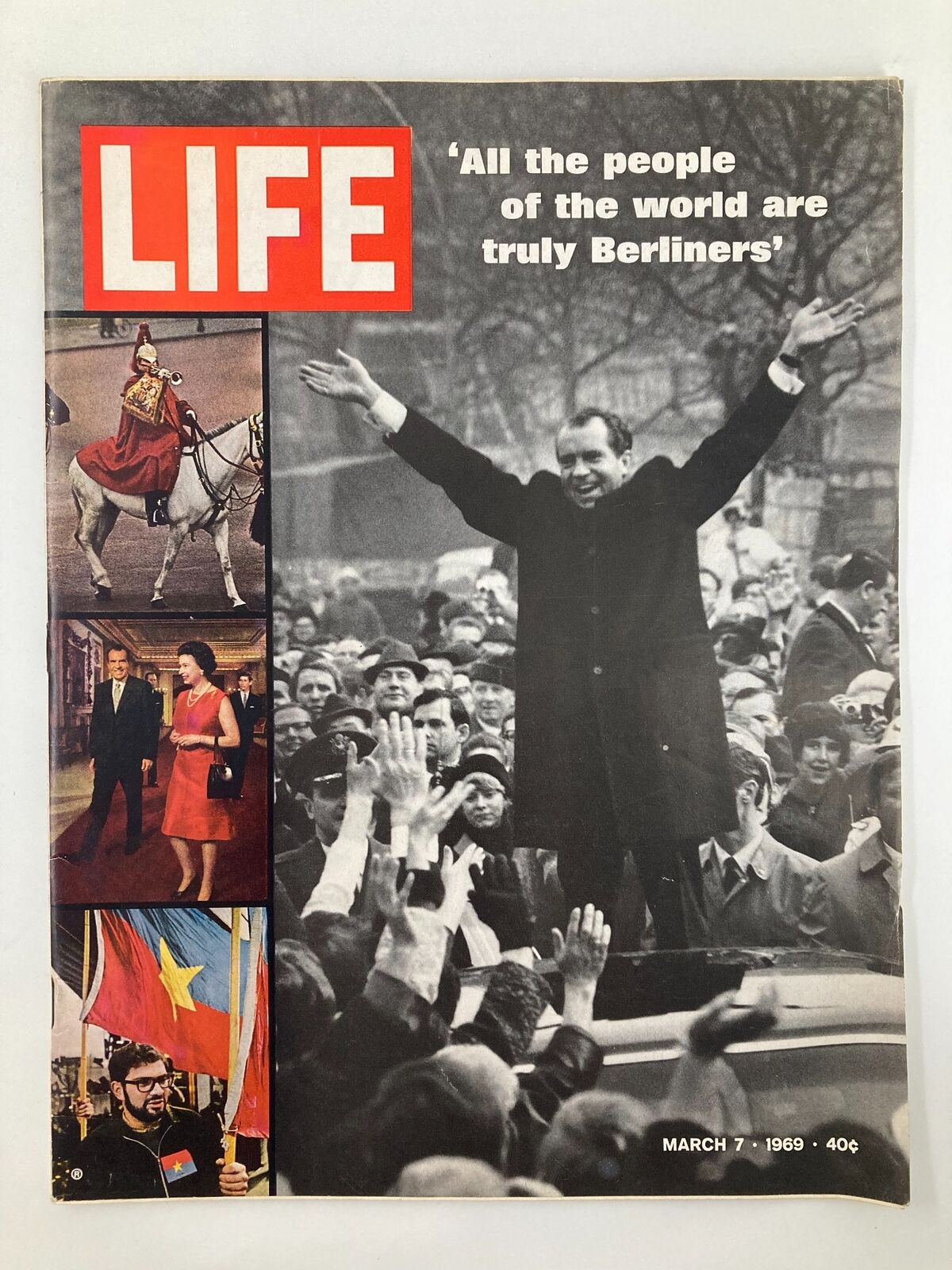 VTG Life Magazine March 7 1969 Richard Nixon The World Are Truly Berliners