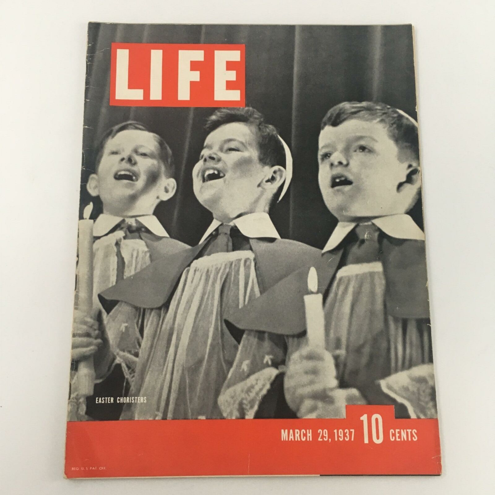 VTG Life Magazine March 29, 1937 Easter Choristers Newsstand