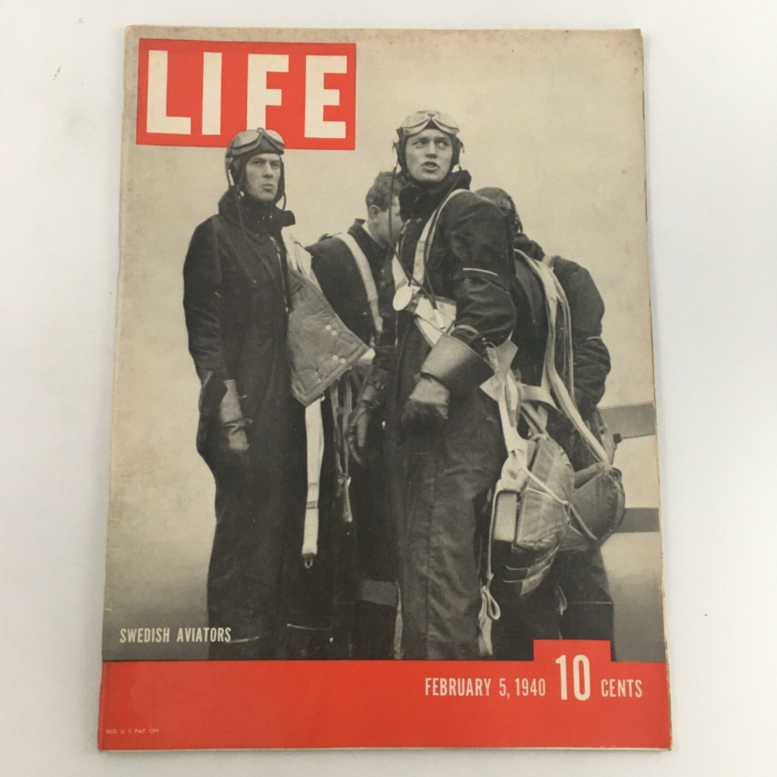 VTG Life Magazine February 5, 1940 Swedish Aviators Newsstand