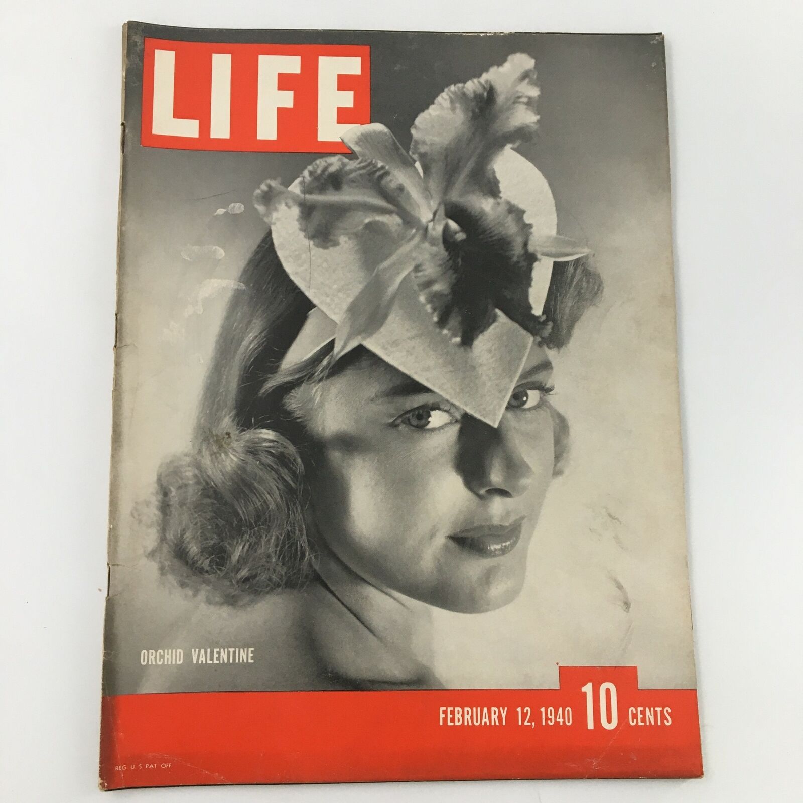 VTG Life Magazine February 12 1940 Orchid Valentine Feature, Newsstand