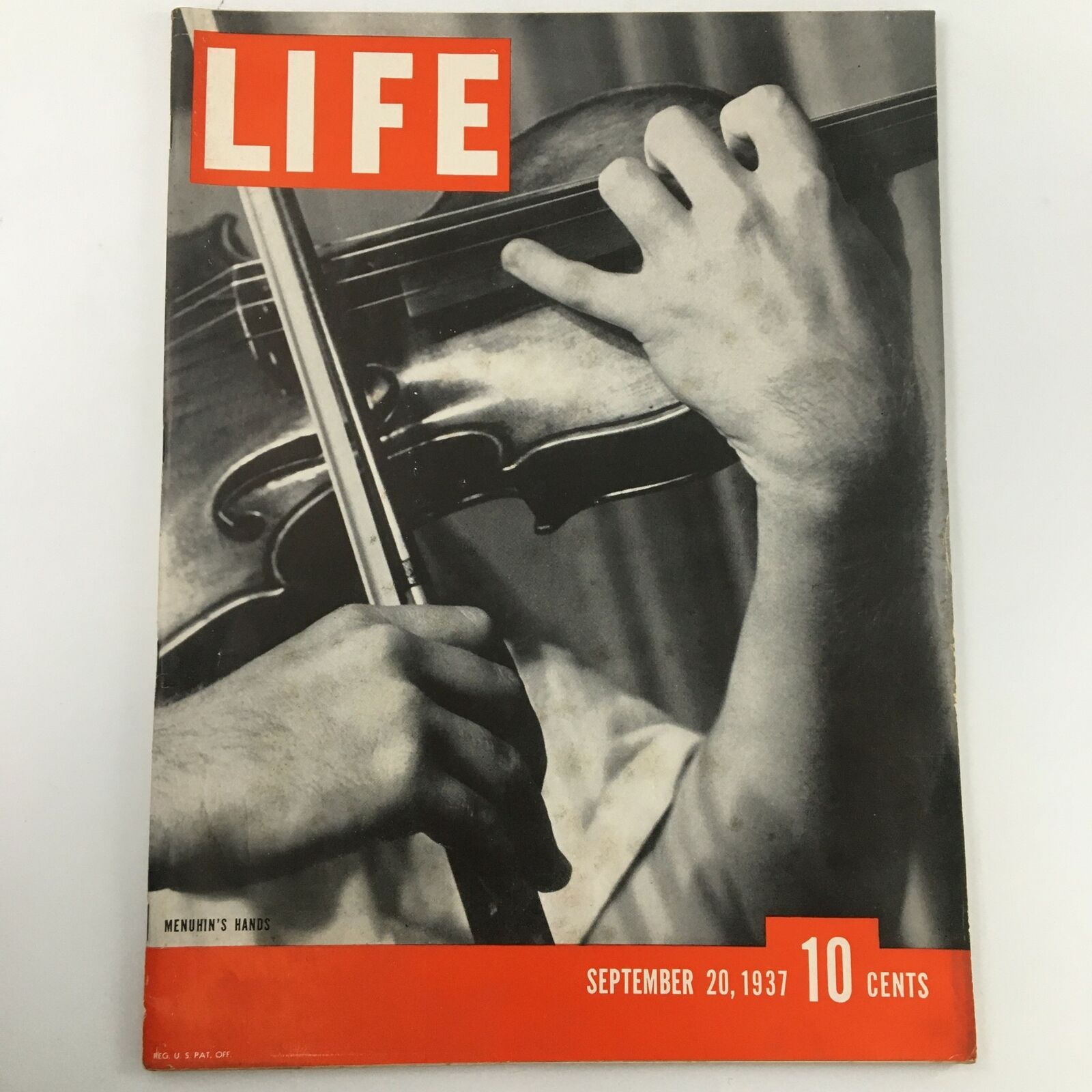 VTG Life Magazine September 20 1937 Menuhin's Hands Feature Newsstand