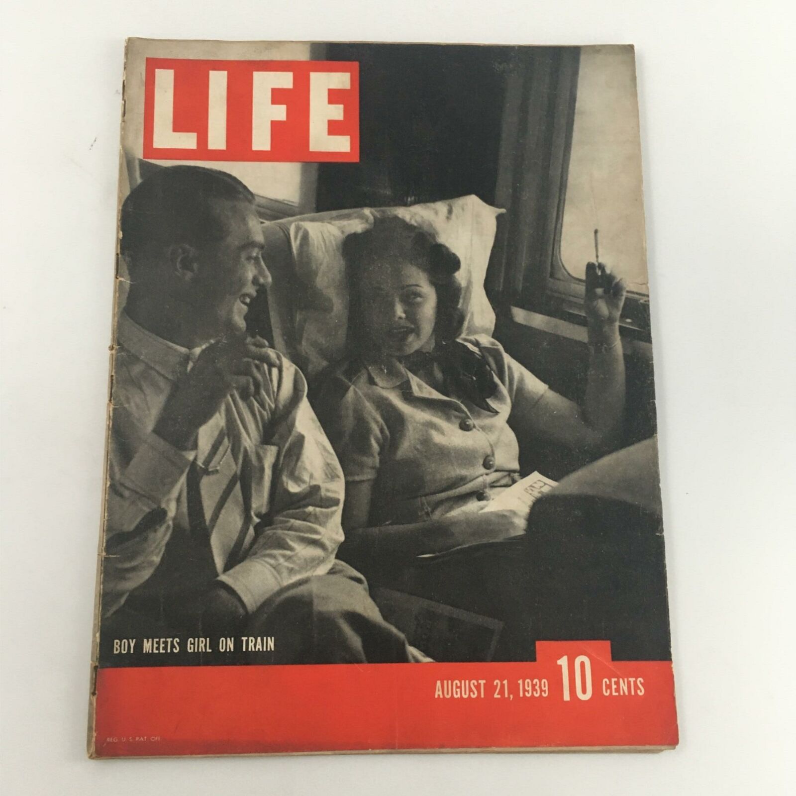 VTG Life Magazine August 21, 1939 Richard Bergen & Rosabelle Borushik Newsstand