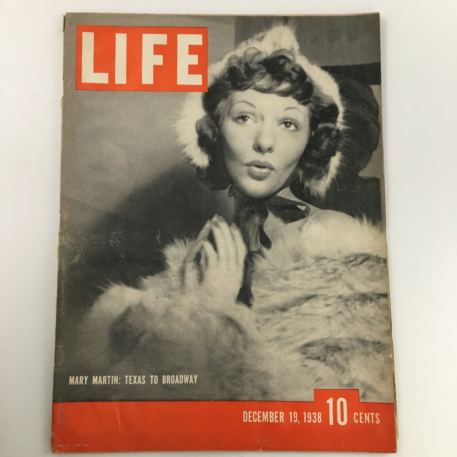 VTG Life Magazine December 19 1938 Mary Martin, Texas to Broadway Newsstand