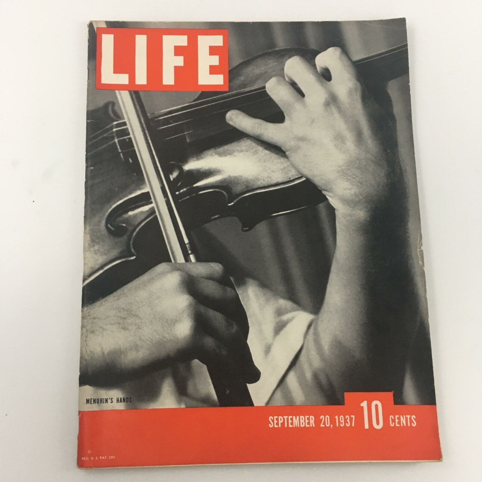 VTG Life Magazine September 20, 1937 Menuhin's Hands Newsstand