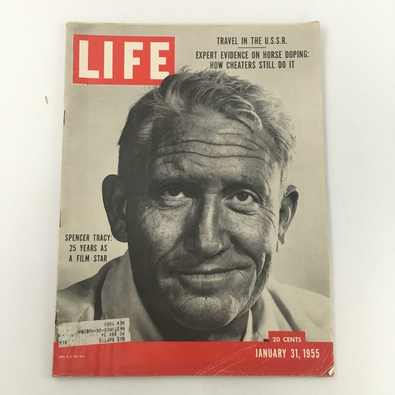 VTG Life Magazine January 31, 1955 Spencer Tracy: 25 Years as a Film Star