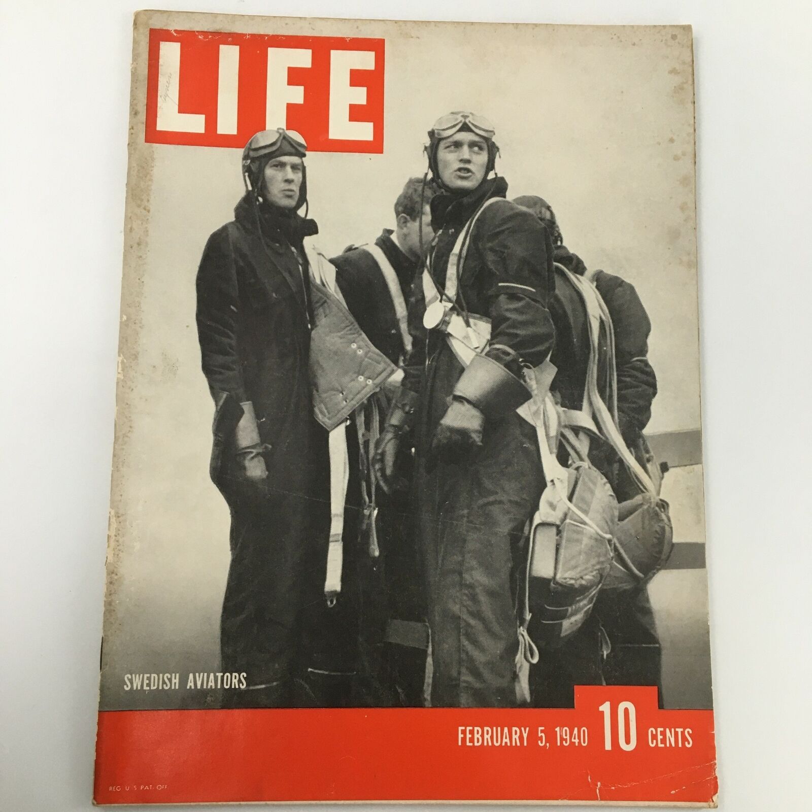 VTG Life Magazine February 5 1940 Swedish Aviators Photograph Newsstand