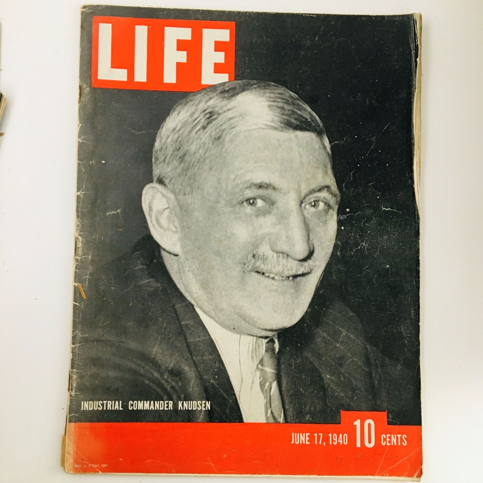 VTG Life Magazine June 17 1940 Industrial Commander Knudsen No Label