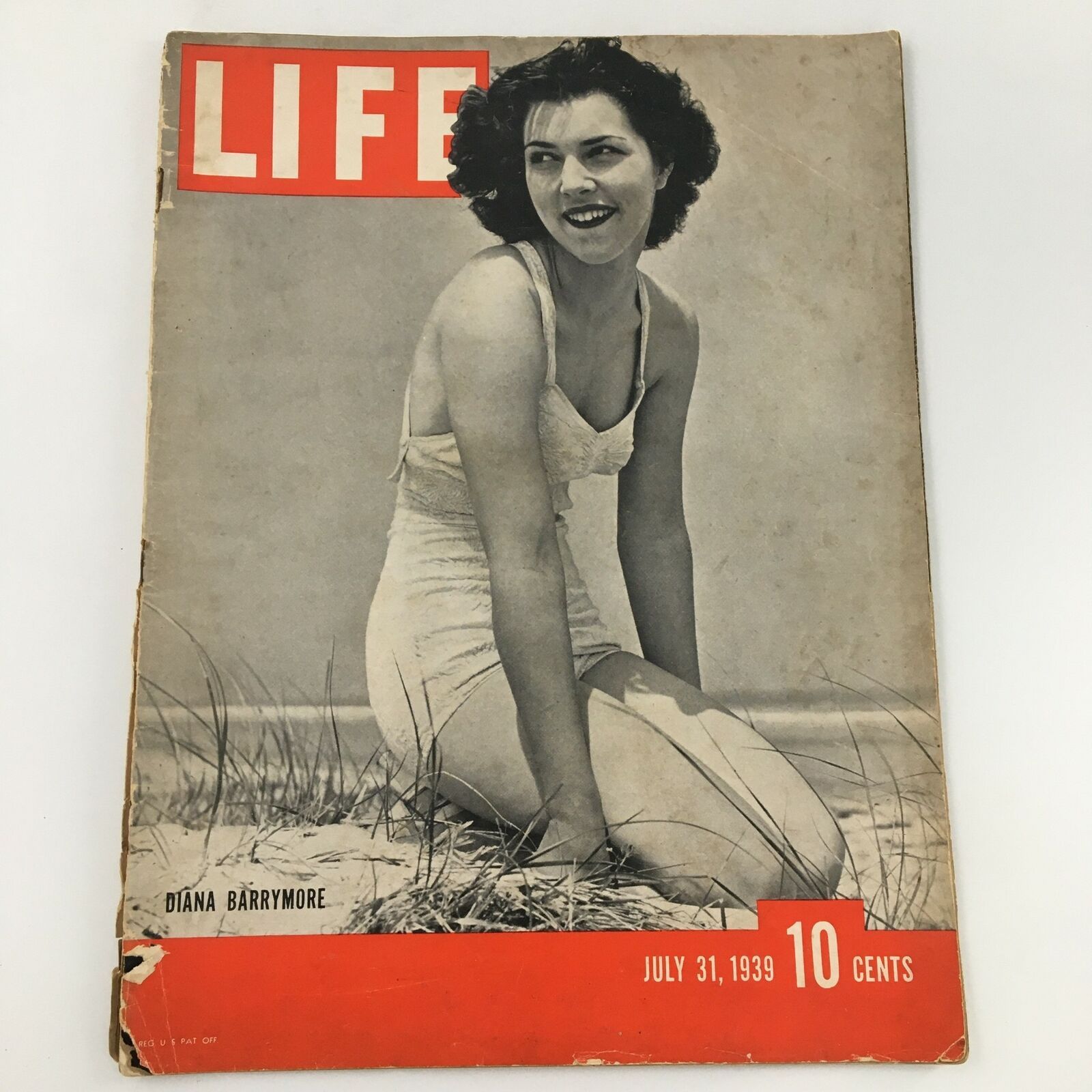 VTG Life Magazine July 31 1939 American Actress Diana Barrymore, Newsstand