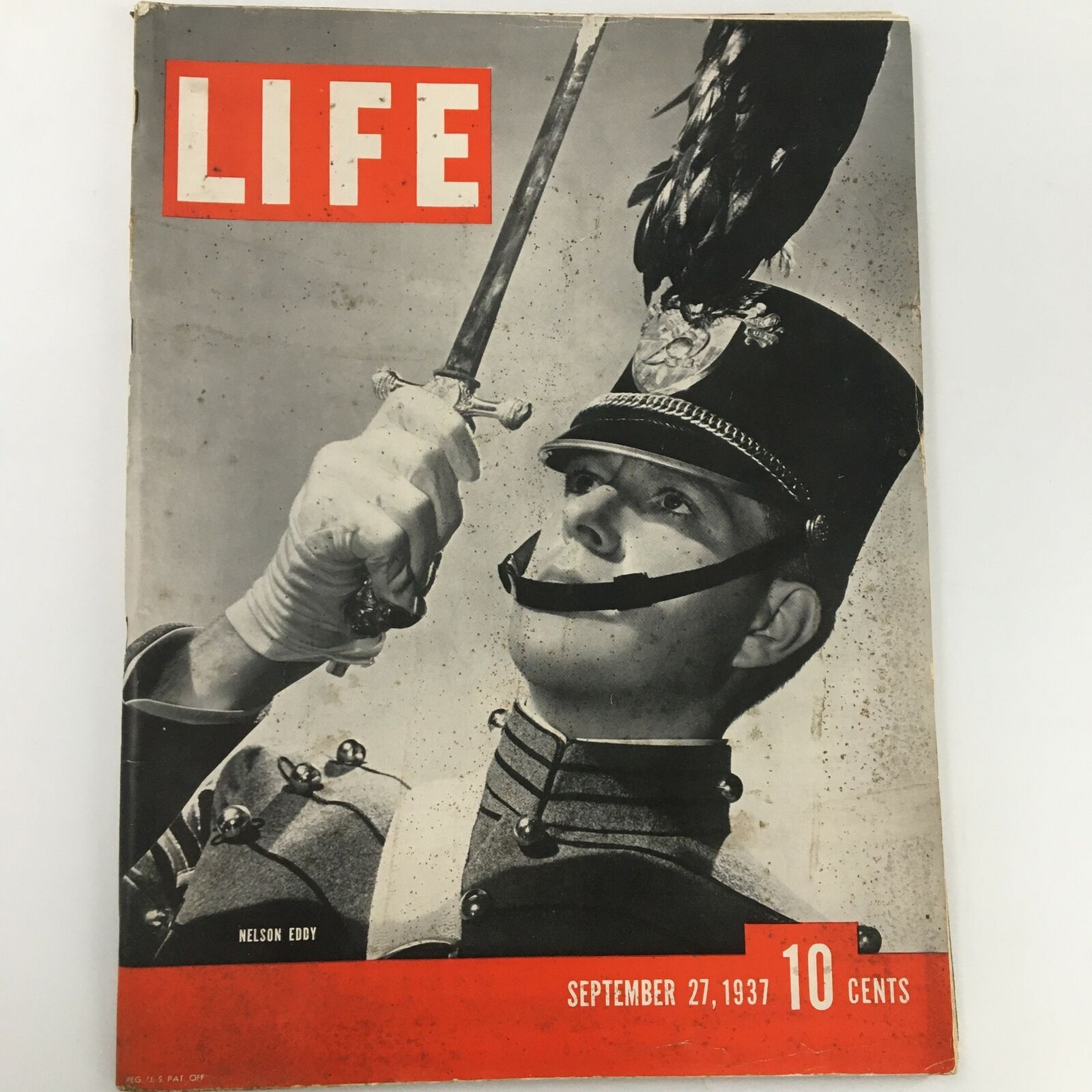 VTG Life Magazine September 27 1937 Nelson Eddy Feature Newsstand