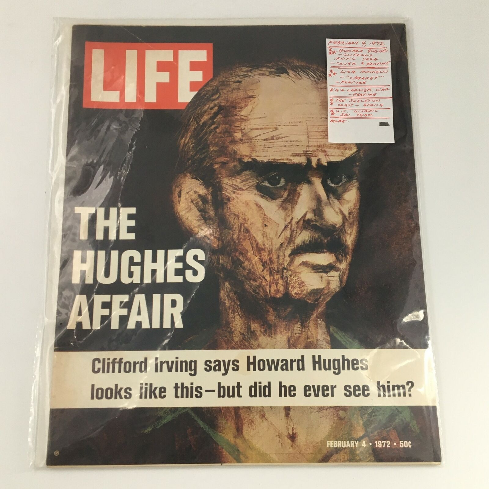 VTG Life Magazine February 4 1972 Howard Hughes, Clifford Irving Saga, Newsstand