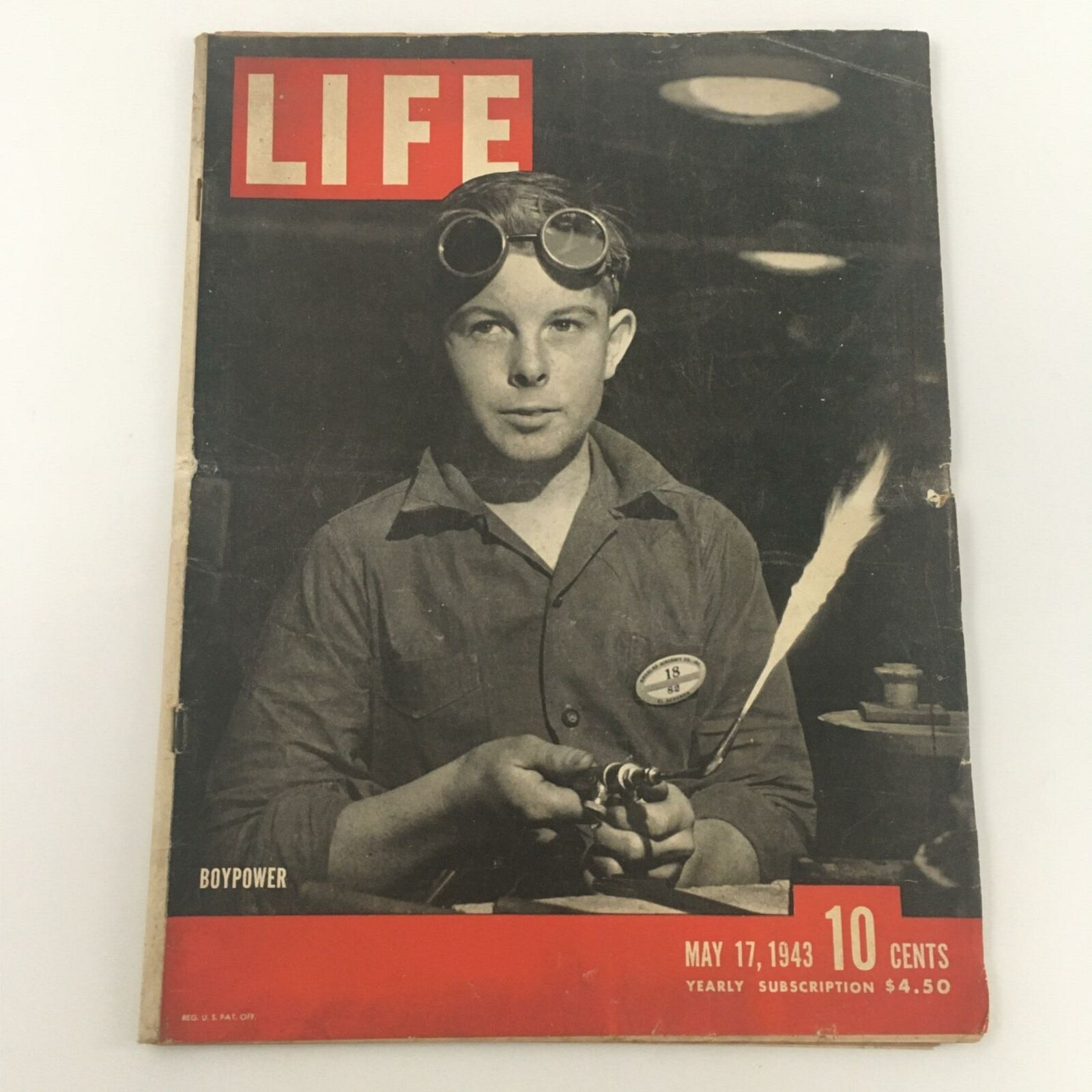 VTG Life Magazine May 17, 1943 Boypower Jack Wilder Douglas Aircraft's Newsstand