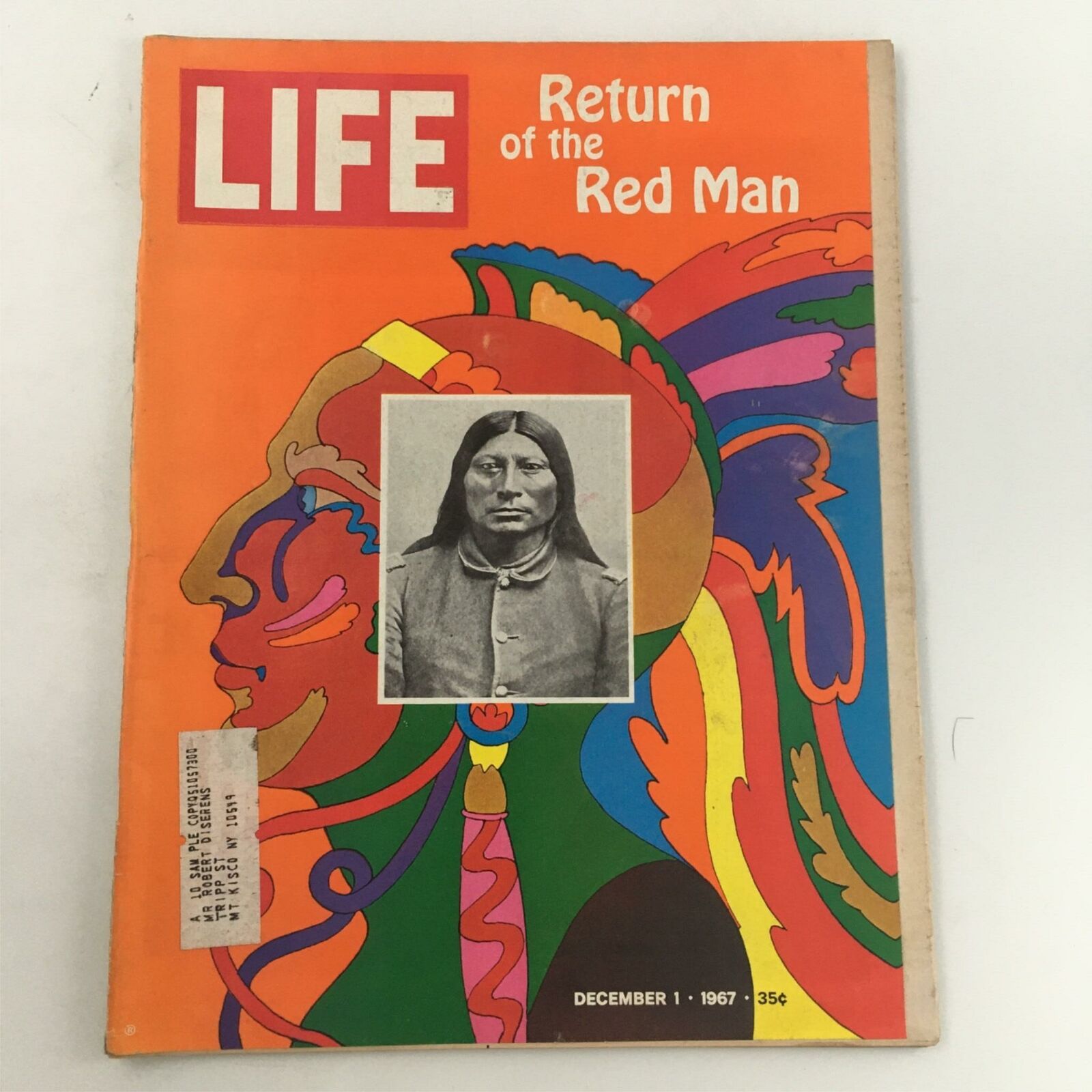 VTG Life Magazine December 1, 1967 Return of the Red Man