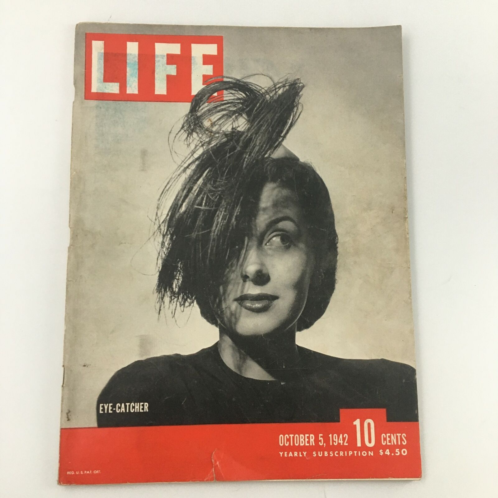 VTG Life Magazine October 5 1942 Eye-Catcher Hats Joan Thorsen Feature