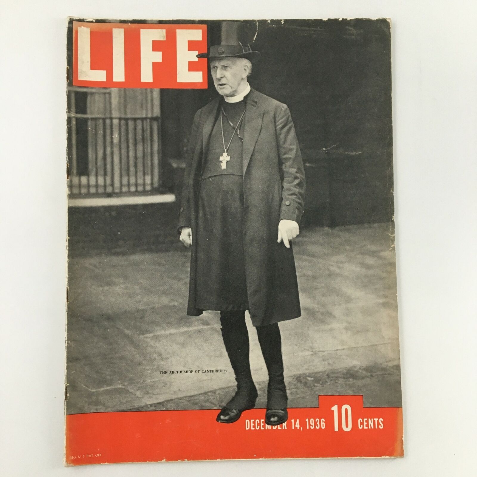 VTG Life Magazine December 14 1936 The Archbishop of Canterbury Cosmo Lang