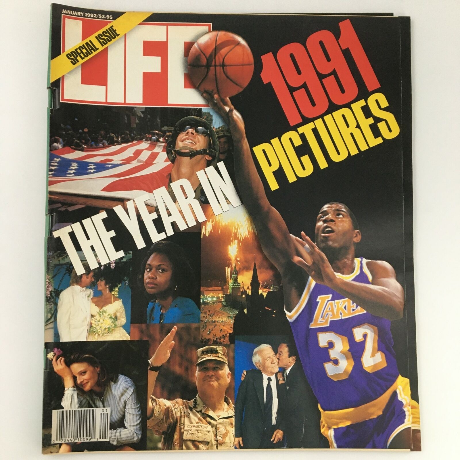 Life Magazine January 1992 The Year In Pictures Of The Year 1991, Newsstand