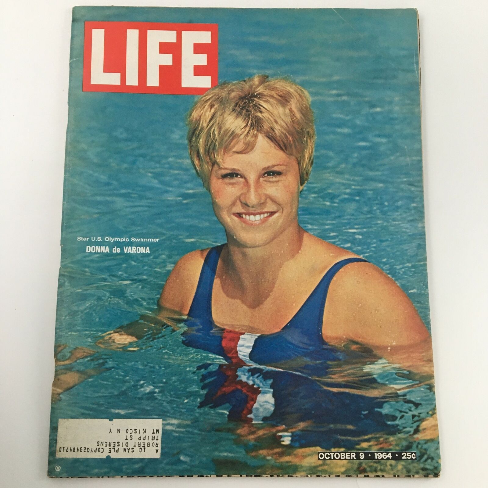 VTG Life Magazine October 9 1964 Donna de Varona A Star U.S. Olympic Swimmer