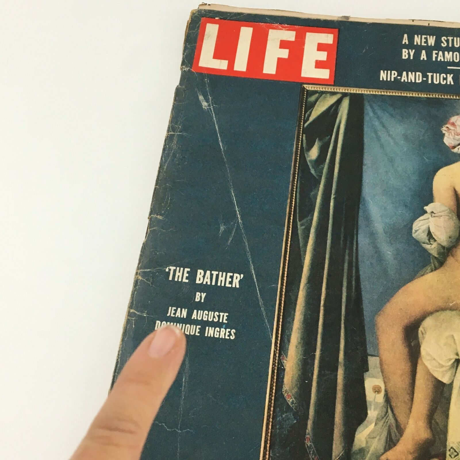 VTG Life Magazine October 22 1956 The Bather by Jean Auguste Dominuque Ingres