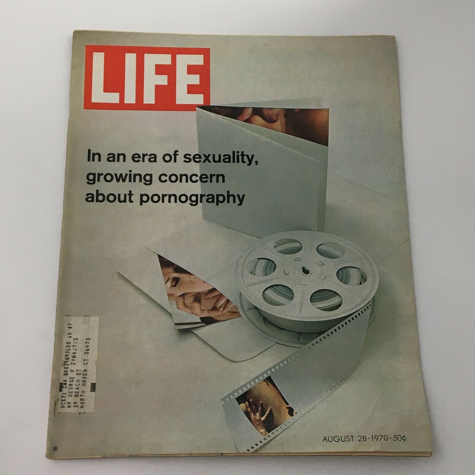 VTG Life Magazine August 28 1970 Growing Concern About Pornography Feature