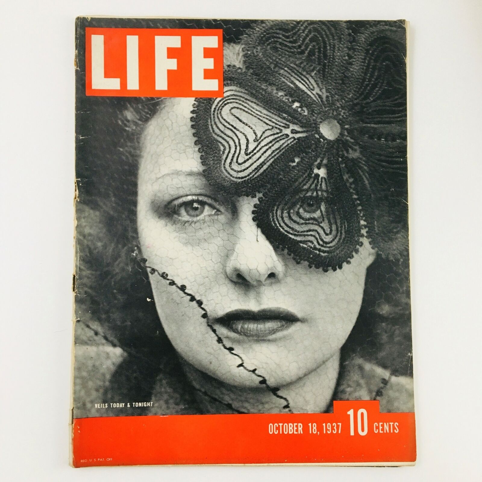 VTG Life Magazine October 18 1937 The Veils Today and Tonight No Label