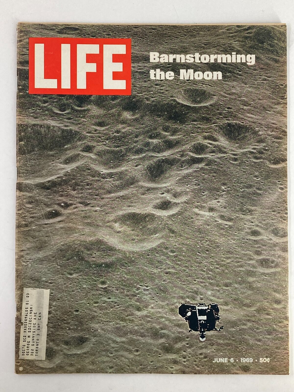 VTG Life Magazine June 6 1969 Branstorming the Moon in Photograph