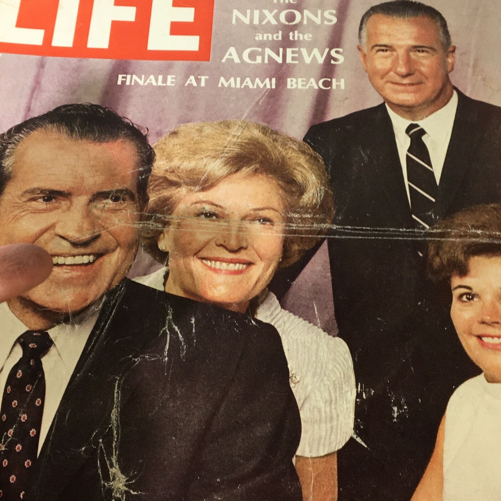 VTG Life Magazine August 16 1968 The Nixons and The Agnews Finale Cover Feature