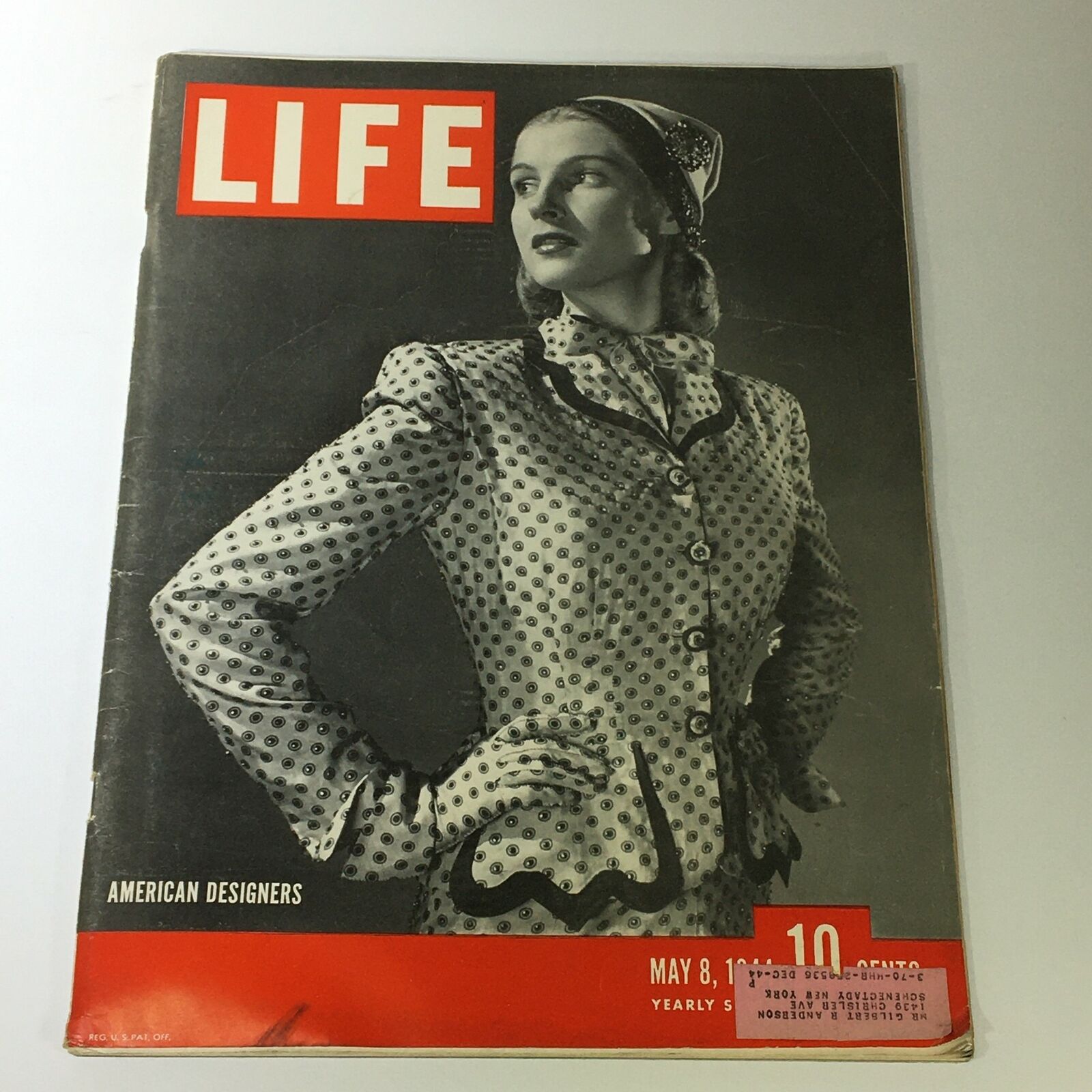 VTG Life Magazine May 8 1944 Betty Grable Cover and American Designers Feature