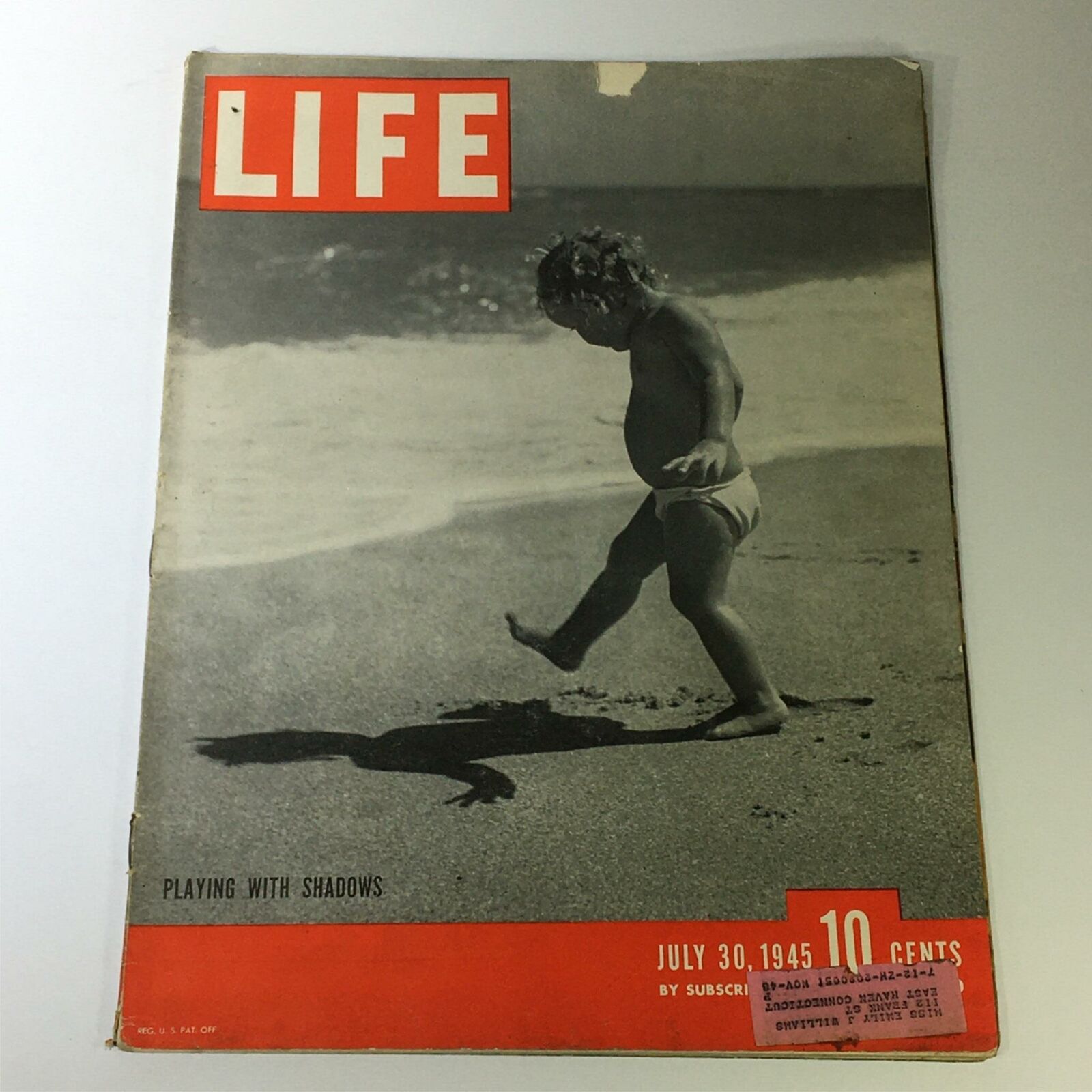 VTG Life Magazine July 30 1945 Playing with Shadows Cover and Feature