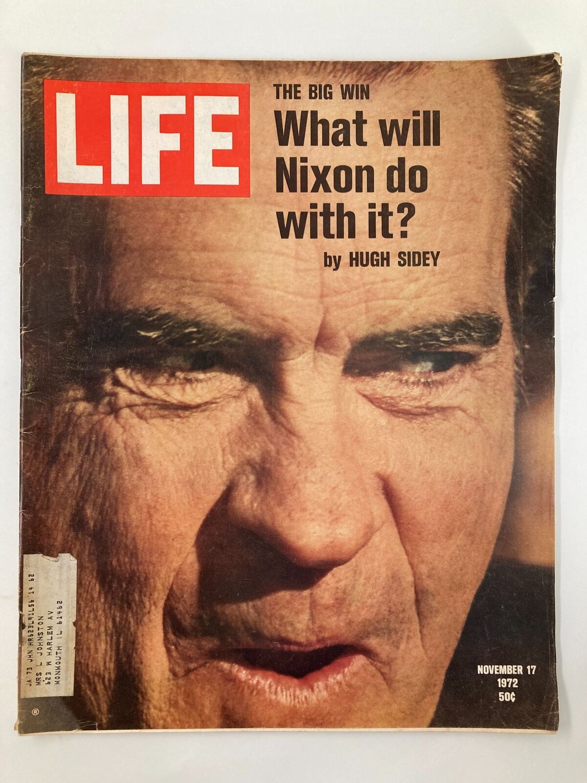 VTG Life Magazine November 17 1972 What Will Richard Nixon Do With It?