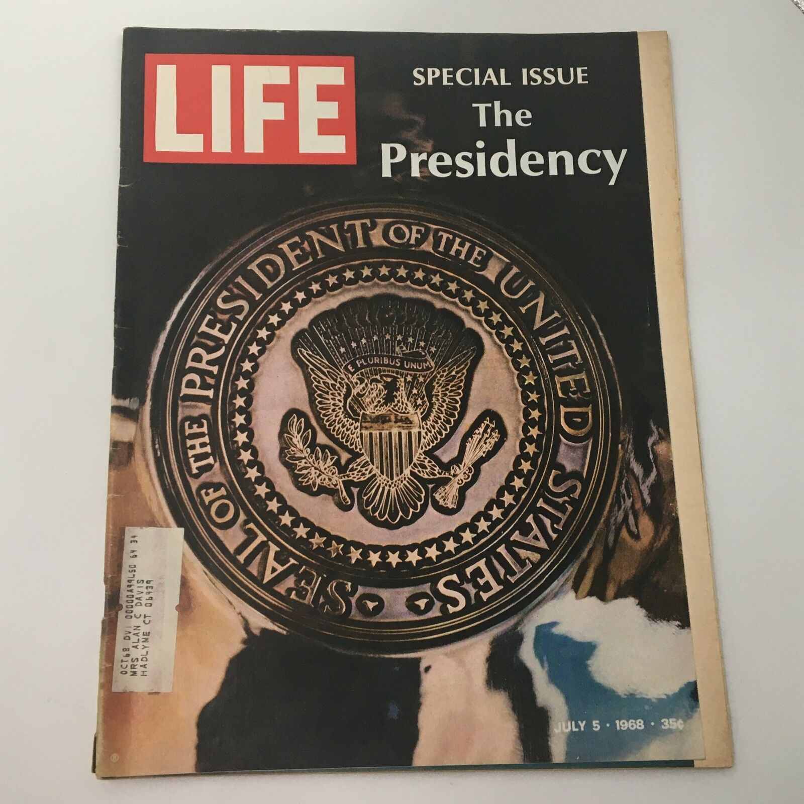 VTG Life Magazine July 5 1968 Special Issue The Presidency United States America