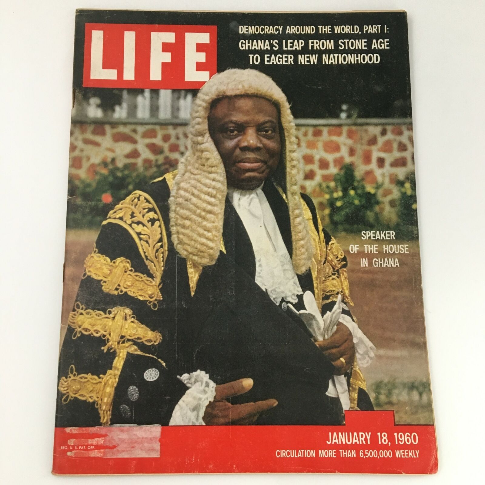 VTG Life Magazine January 18 1960 Sir Emmanuel Charles Quist Cover Feature