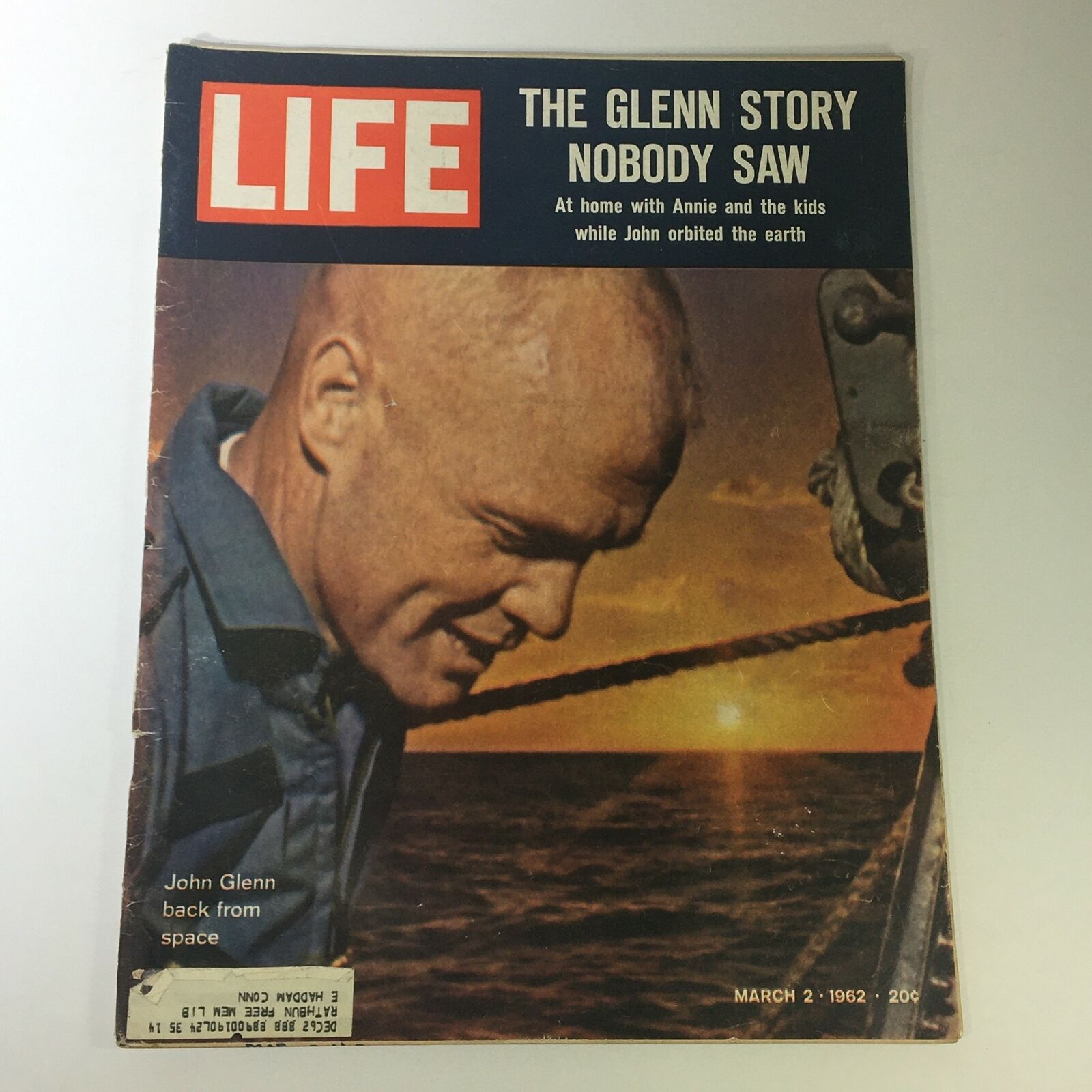 VTG Life Magazine March 2 1962 John Glenn Back From Space Cover Feature