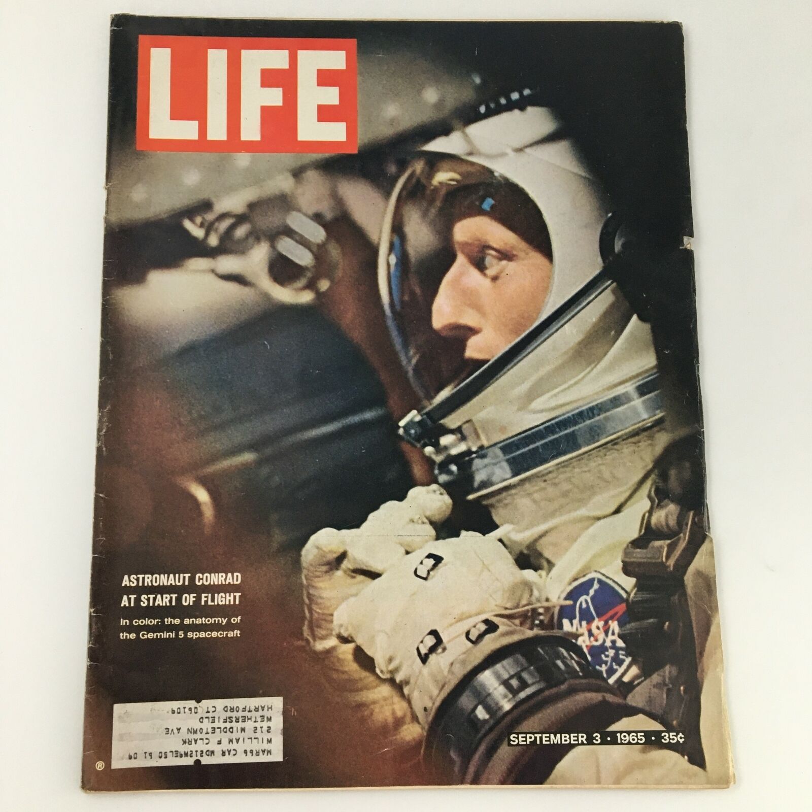 VTG Life Magazine September 3 1965 American Astronaut Pete Conrad Cover Feature