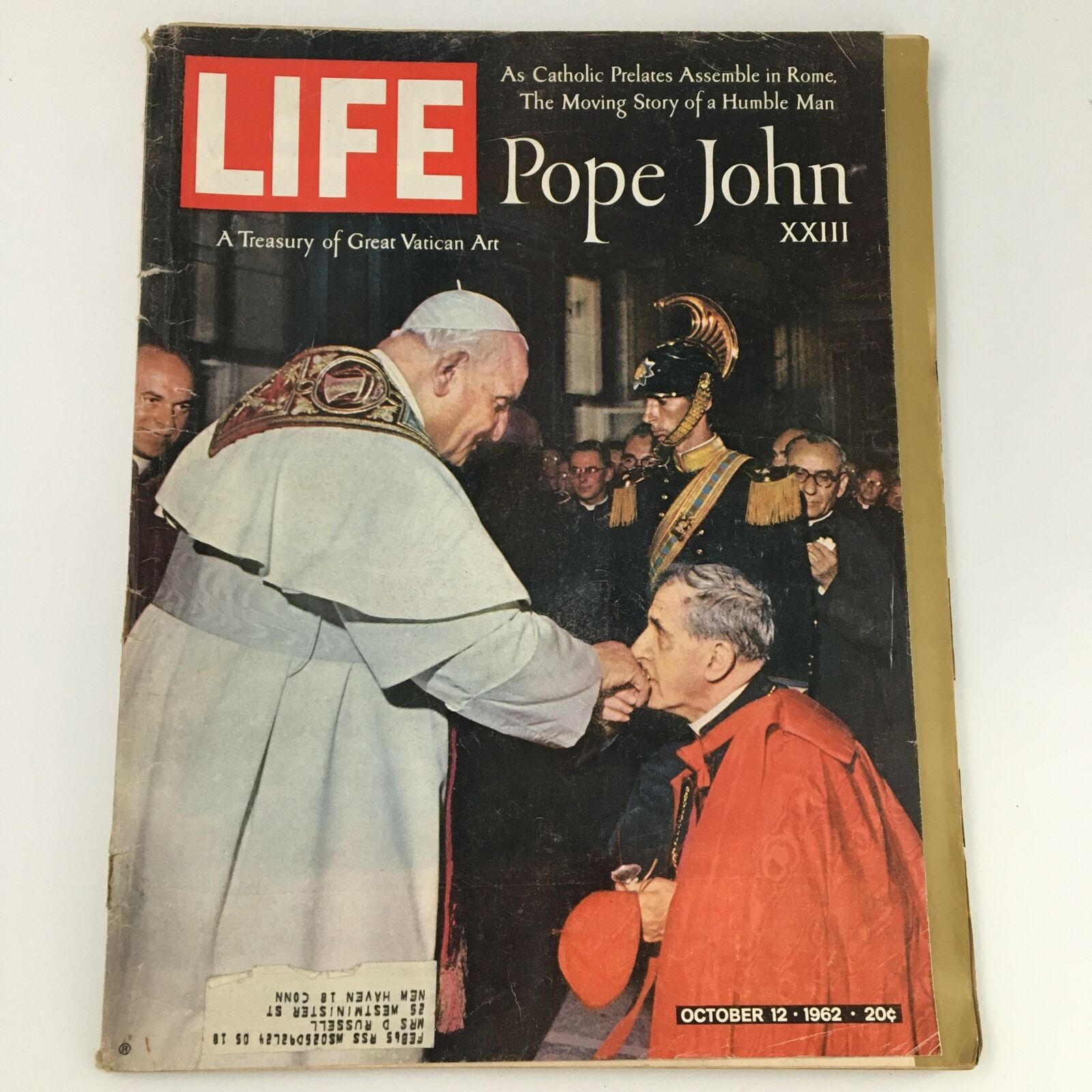 VTG Life Magazine October 12 1962 Pope John XXIII in Vatican Cover and Feature