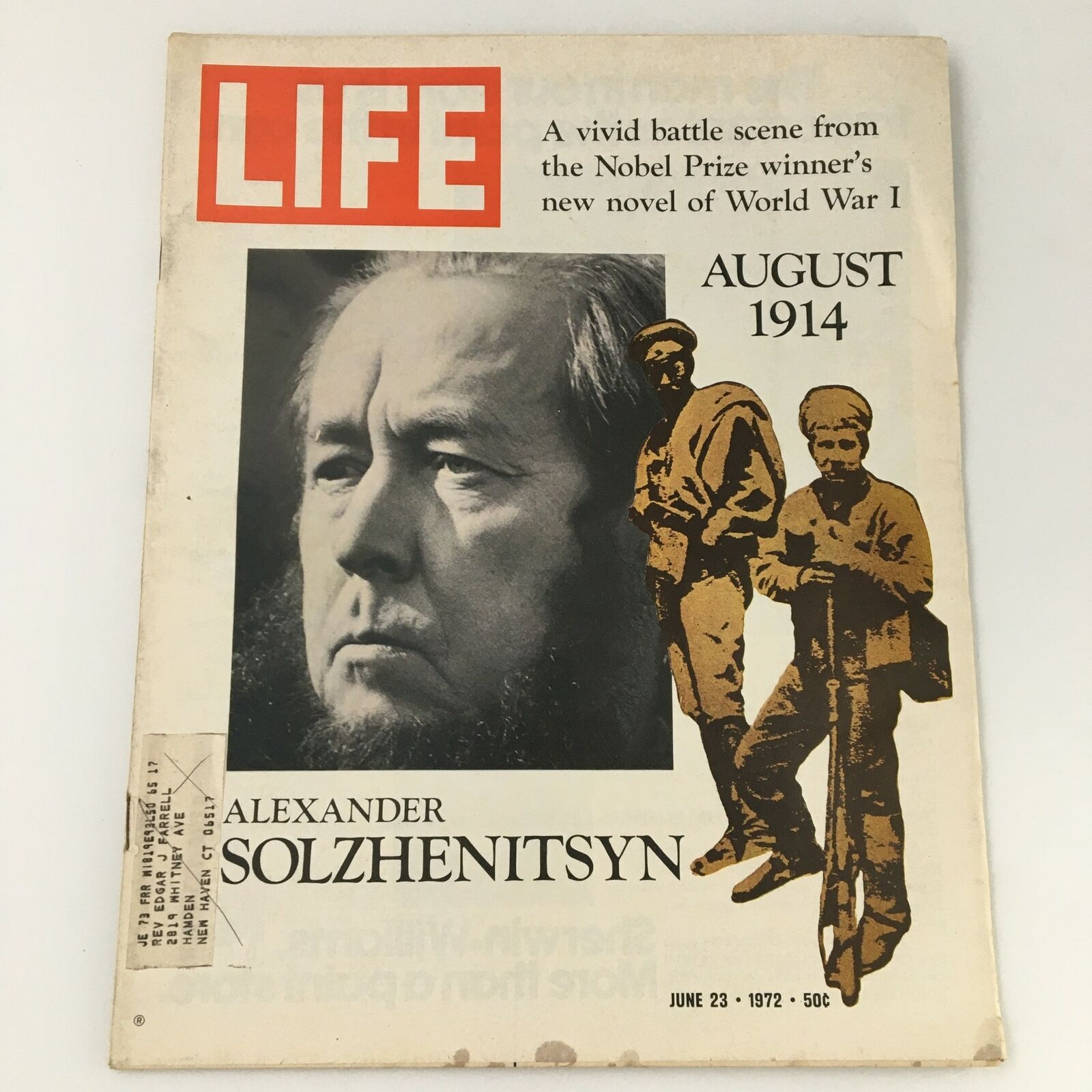 VTG Life Magazine June 23 1972 Alexander Solzhenitsyn Cover and Feature