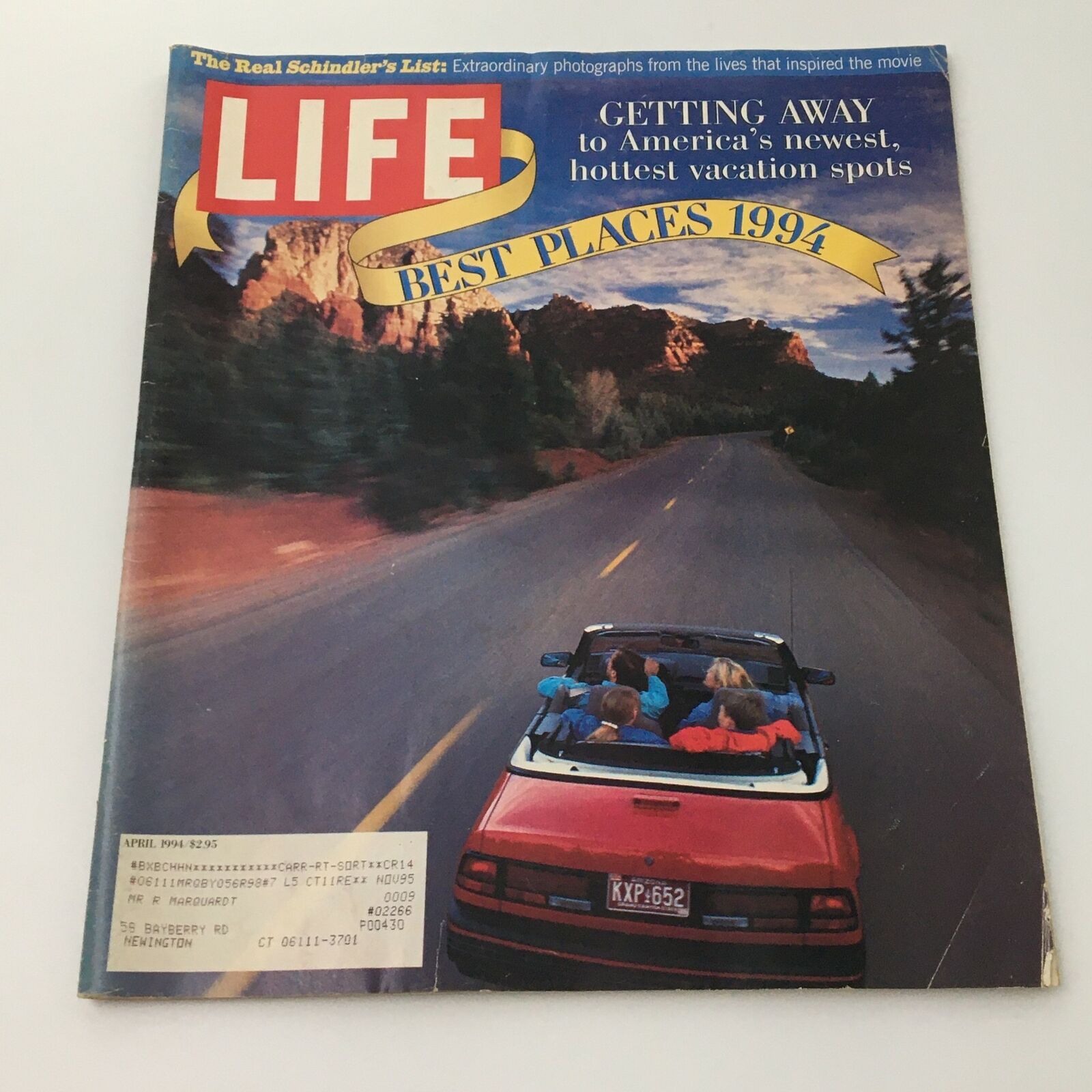 Life Magazine April 1994 The Real Schindler's List Feature, Best Place of 1994