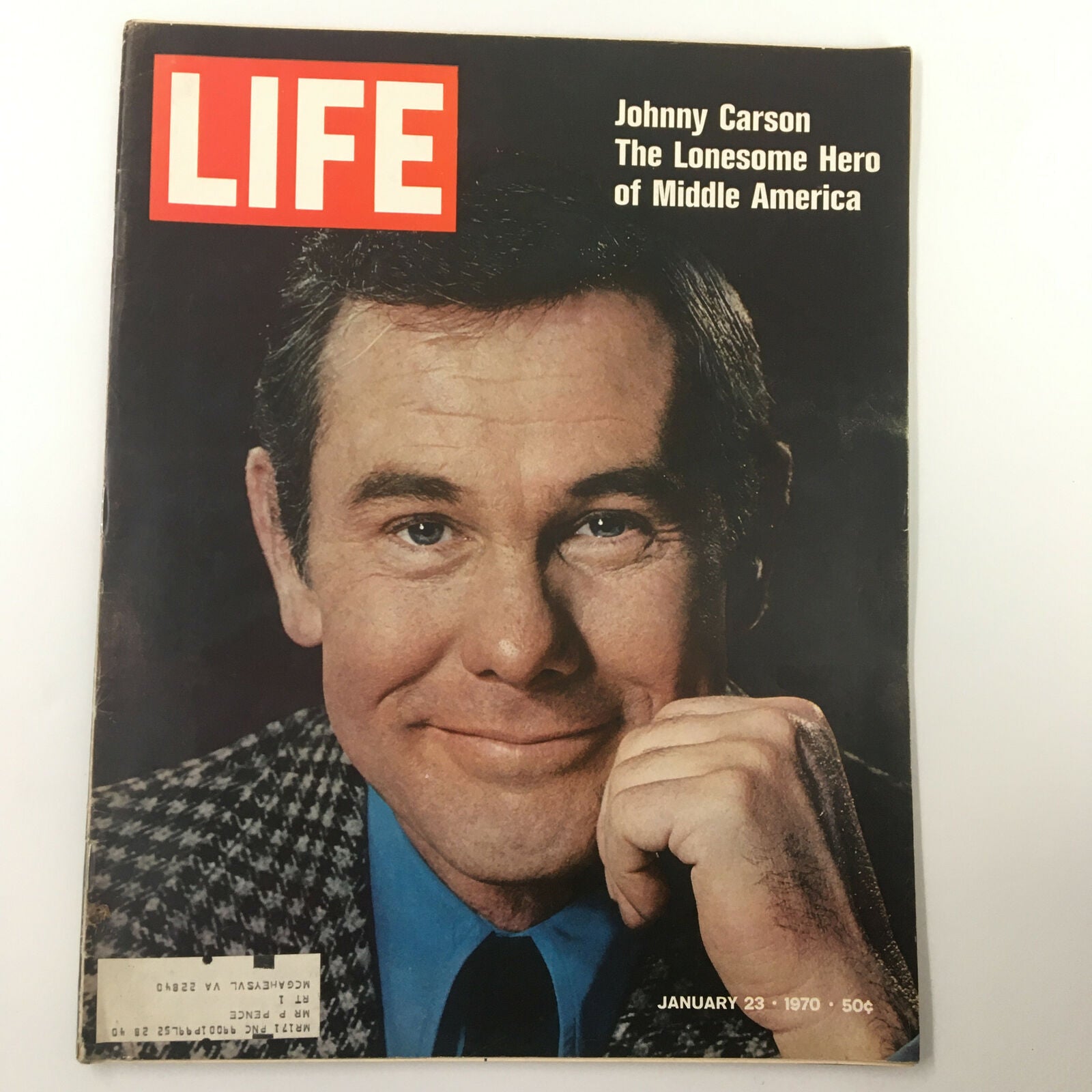 VTG Life Magazine January 23 1970 Johnny Carson Lonesome Hero of Middle America