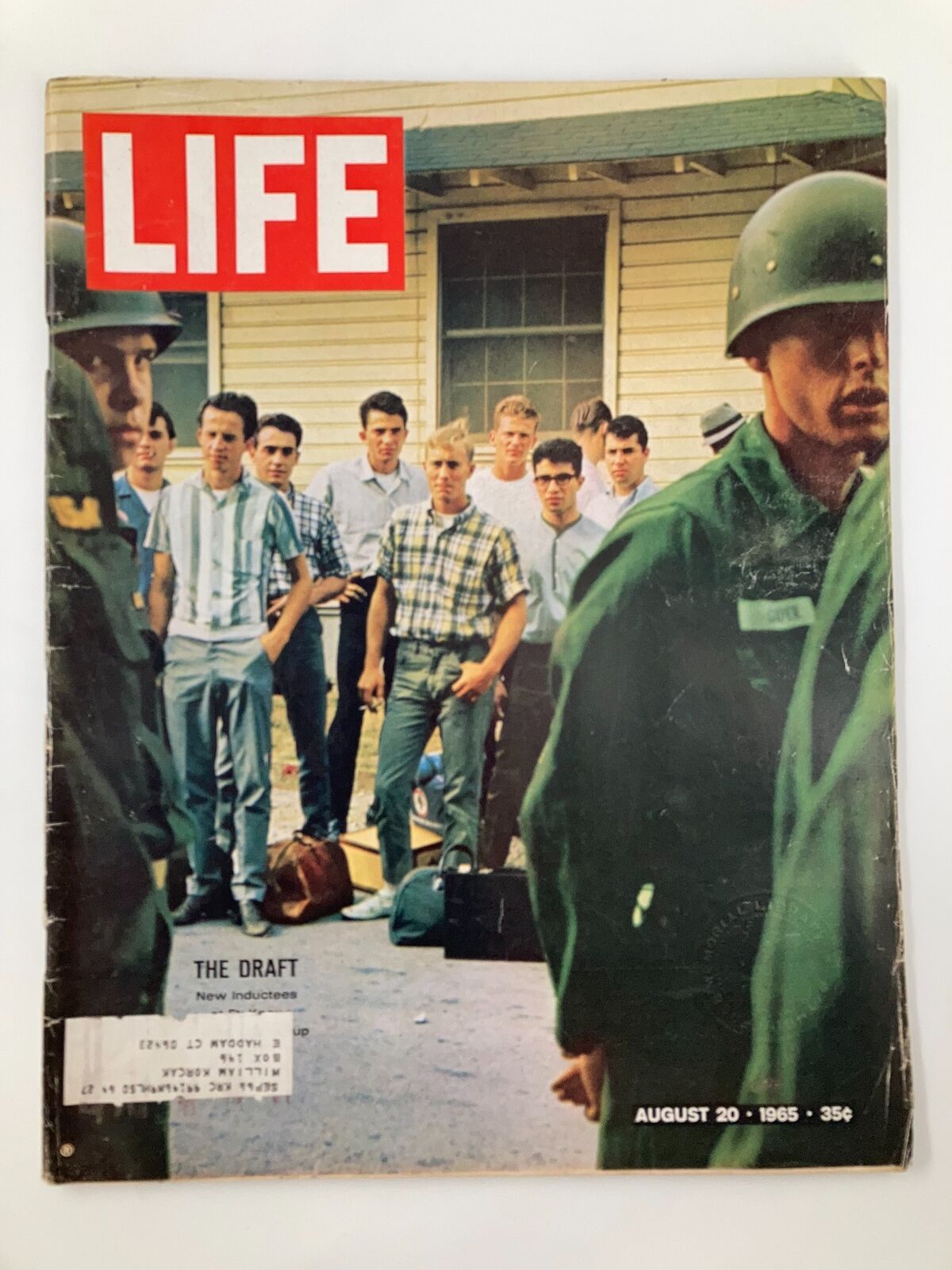 VTG Life Magazine August 20 1965 The Draft New Inductees at Ft. Knox