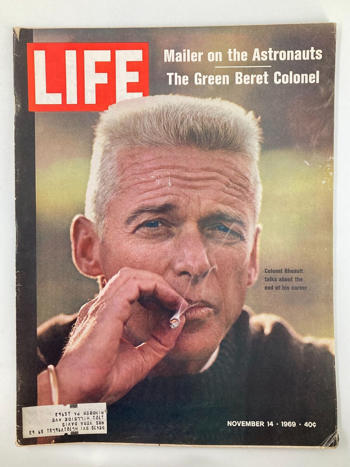 VTG Life Magazine November 14 1969 Robert Rheault The End of His Career