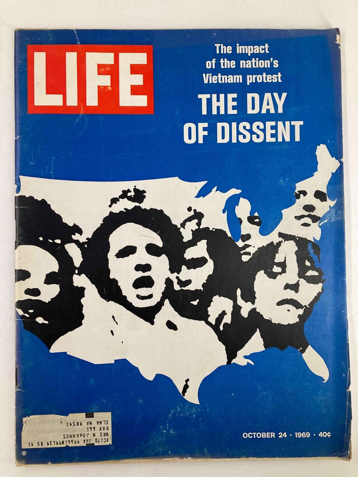 VTG Life Magazine October 24 1969 Vietnam Protest The Day of Dissent