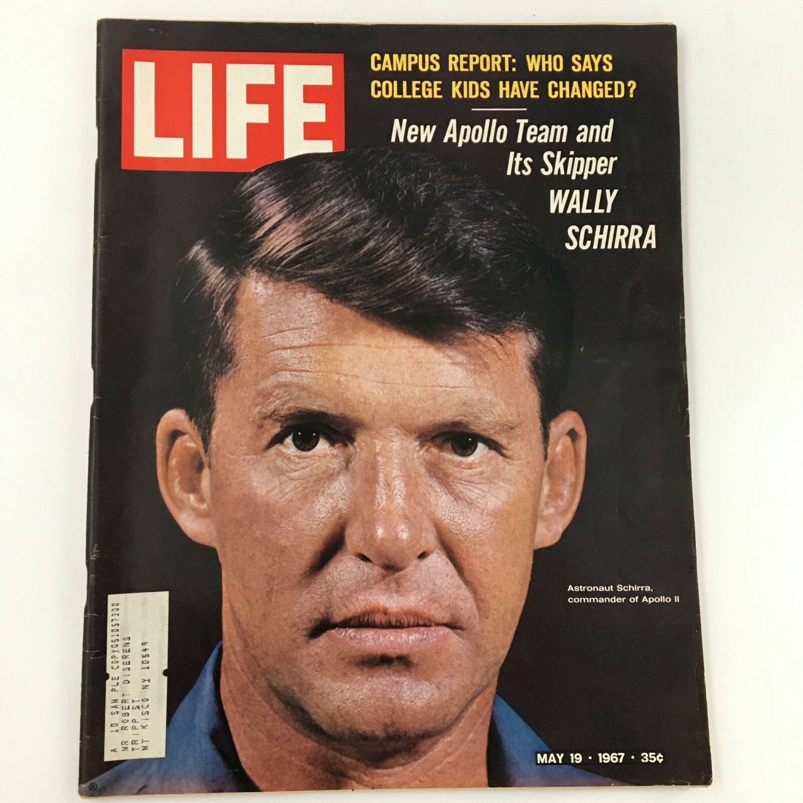 VTG Life Magazine May 19 1967 Astronaut Wally Schirra Commander of Apollo II